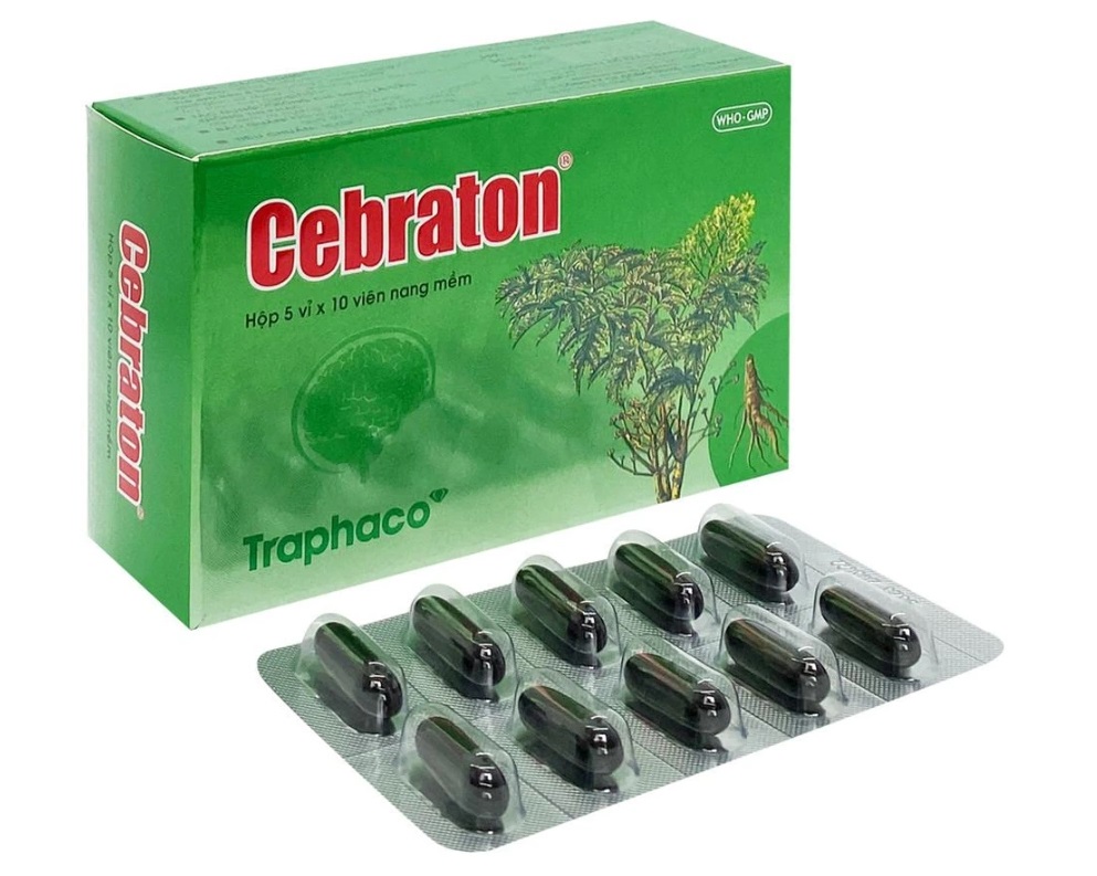 Cebraton là thuốc bổ não nổi tiếng của Traphaco