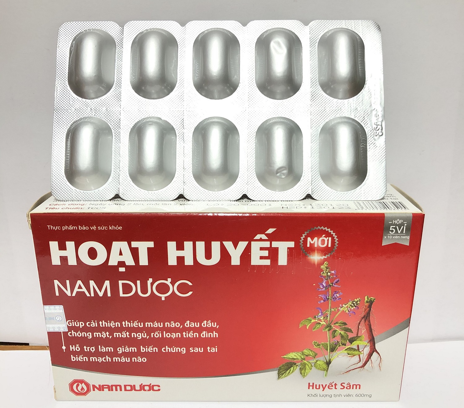 Sản phẩm hoạt huyết nam dược hỗ trợ điều trị thiếu máu não của công ty cổ phần Nam Dược