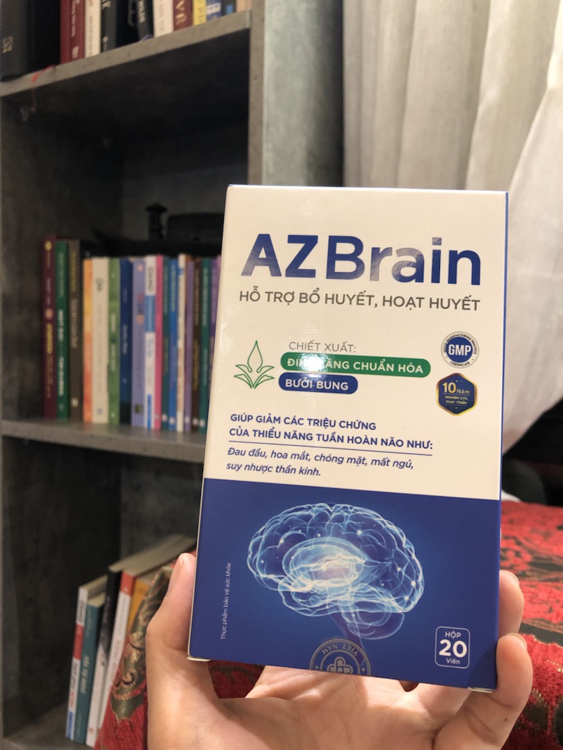 AZBrain - hỗ trợ các triệu chứng đau âm ỉ vùng trán