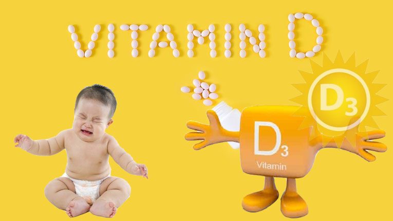 Trẻ trằn trọc khó ngủ là do thiếu vitamin D