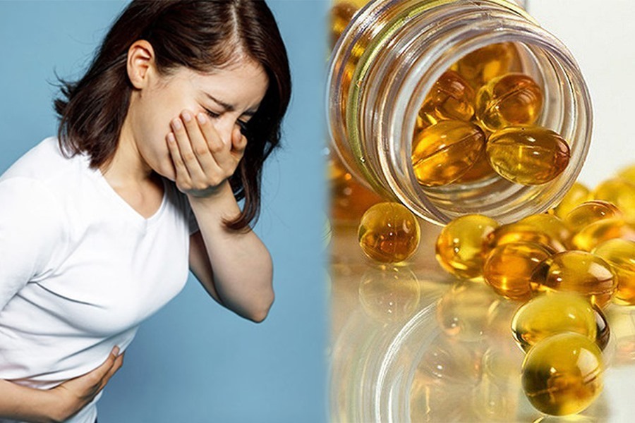 Omega 3 có thể gây buồn nôn, tiêu chảy 