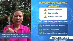 Nguyễn Thị Hằng – Rối loạn tiền đình 10 năm đỡ hẳn sau khi dùng AZBrain