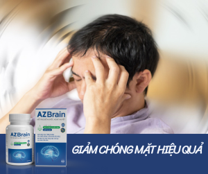 AZBrain với thành phần thảo dược giúp giảm cơn chóng mặt hiệu quả